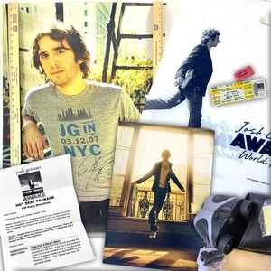 Josh Groban Awake 2007 Hot Seat VIP Package Autograph Poster Binoculars Program+